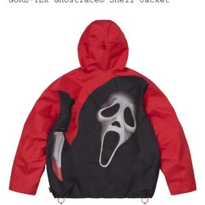 Supreme GORE-TEX Ghostface Shell Jacket Red SS26 Size Medium